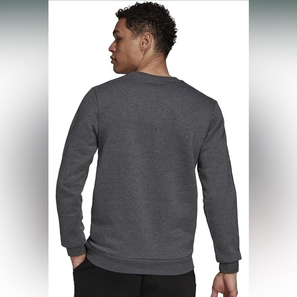 Adidas Men’s Essentials Fleece 3-Stripes Sweatshirt - Picture 2 of 10